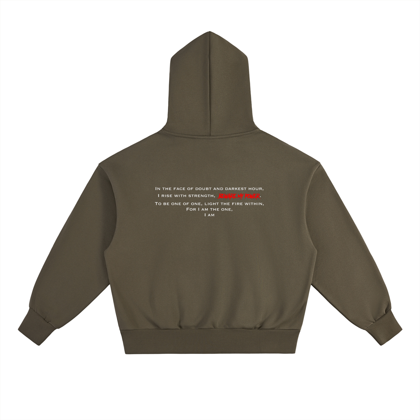 Beware My Power Essential Heavyweight Fleece Hoodie